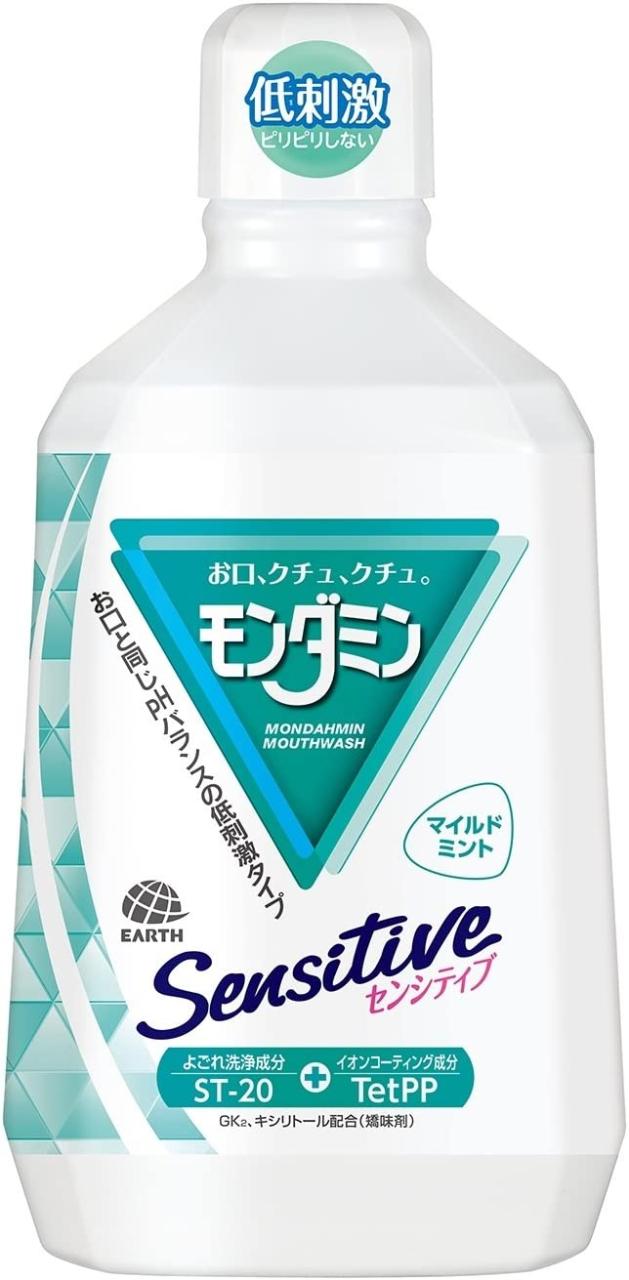 アース製薬 マウスウォッシュ モンダミン センシティブ 1080mL ×10 セットの通販は