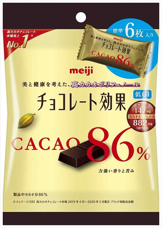 明治 チョコレート効果86% 小袋6枚入り 30g ×10袋 即納出荷 スイーツ