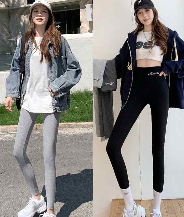 リブ ハイライズ レギンス / Rib High-Rise Leggings （grey