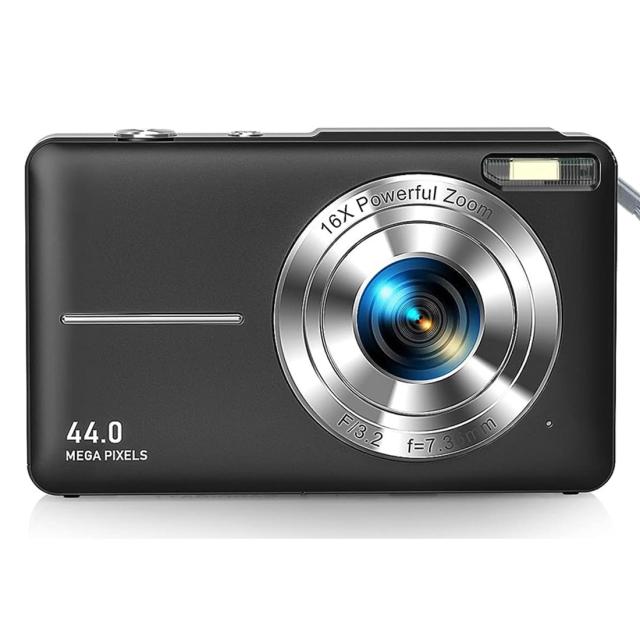 高画質デジカメ 4400万画素 軽量 コンパクト 4K動画撮影！手ブレ補正 デジカメ4K小型デジタルカメラ ポケットカメラ 4K動画5600万高