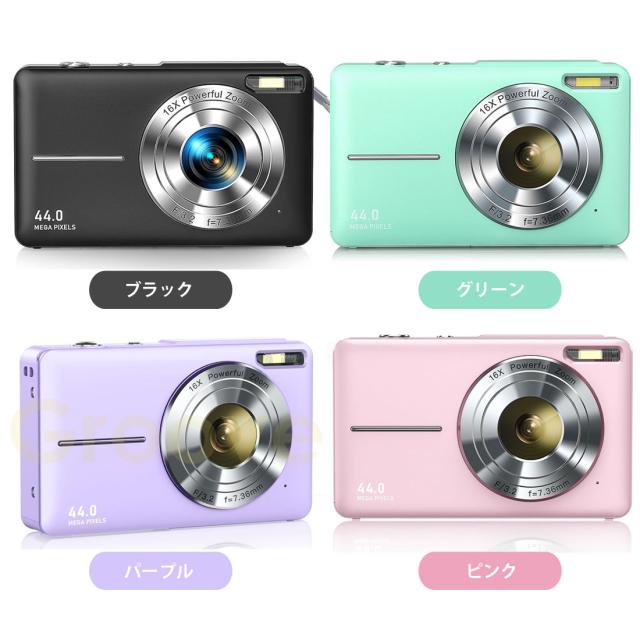 デジタルカメラ デジカメ コンパクト HDカメラ 1080P 4400万画素