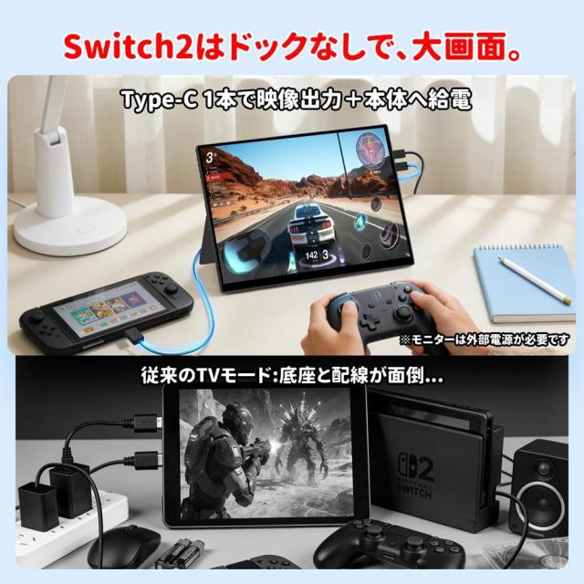モバイルモニター 12.3インチ タッチパネル モバイルディスプレイ 1920x1280 フルHD 3:2比率 100％sRGB広色域 ゲーミングモニター APC-028_1