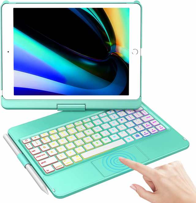 iPad 第9世代 キーボード ケース タッチパッド搭載 10.2インチ RGB