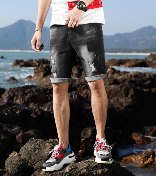 ２点送料無料メンズ5分丈デニムパンツ ハーフパンツ夏カジュアル半ズボン五分丈ジーンズ男性ジーパン ロールアップ ショートパンツの通販はau Pay マーケット Aqui Te Amo