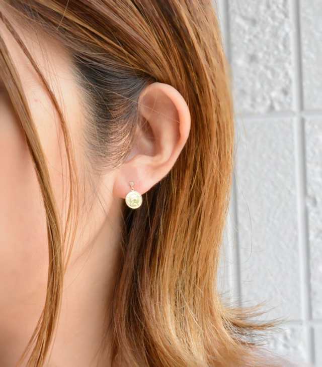 18K ダイヤモンド付きコインピアス | www.innoveering.net