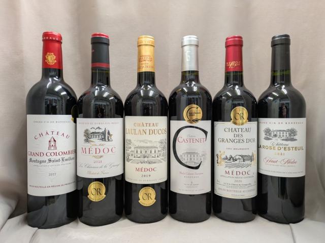 モンターニュサンテミリオン,オーメドック、メドックなど　ボルドー赤　6本 モンターニュサンテミリオン,メドックなど ボルドー赤 6本 【公式通販】