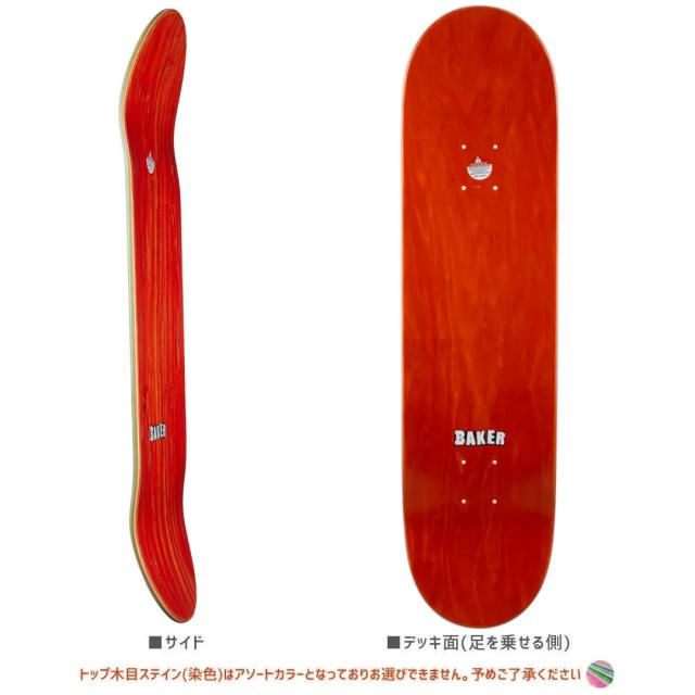 ベーカー BAKER スケートボード デッキ ROWAN CREAMER DECK 8.125