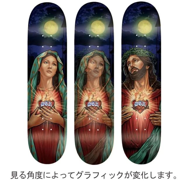 限定 ディージーケー DGK スケートボード デッキ SAVE US LENTICULAR DECK 8.25インチ NO420_1