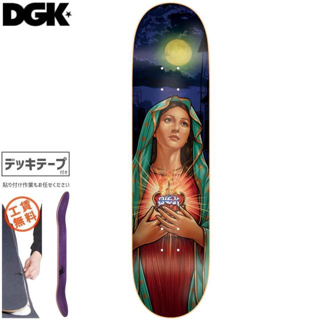 限定 ディージーケー DGK スケートボード デッキ SAVE US LENTICULAR DECK 8.25インチ NO420