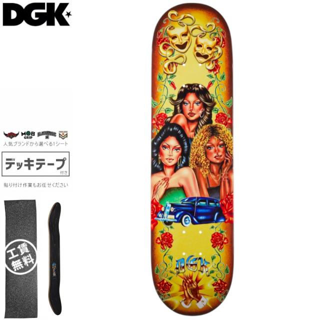 ディージーケー DGK スケートボード デッキ HEY RUCA HERMANAS DECK 8.25インチ NO425