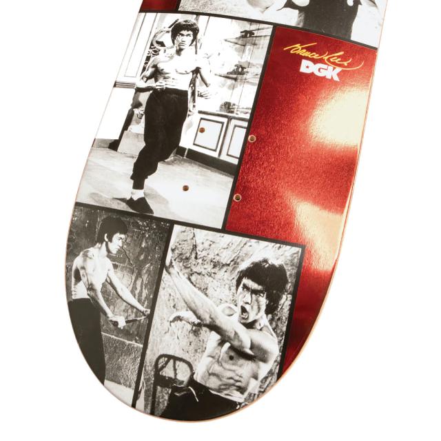 ディージーケー DGK スケートボード デッキ BRUCE LEE LEGEND RED FOIL DECK 8.38インチ NO433_2
