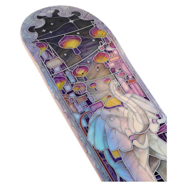 リアル REAL スケートボード デッキ PRAMAN HOLOGRAPHIC CATHEDRAL DECK 8.5インチ NO234_2