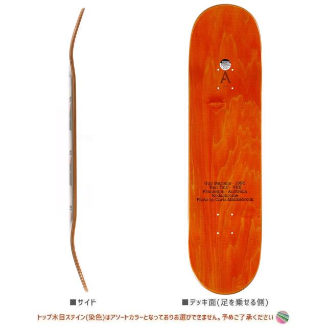 APRIL SKATEBOARDS エイプリル スケートボード デッキ ガイマリアノ GUY MARIANO 1990 DECK 8.5インチ NO22_1