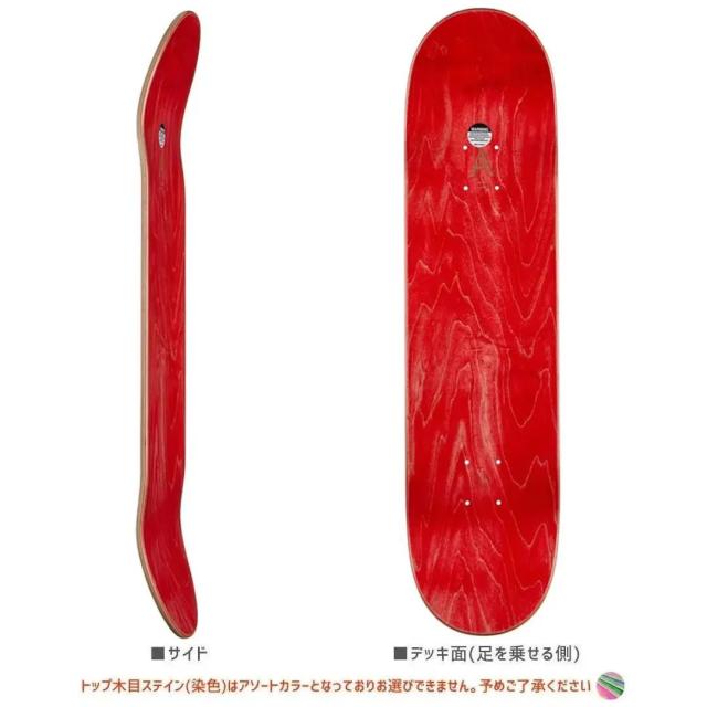 APRIL SKATEBOARDS エイプリル スケートボード デッキ AP HALFTONE RED