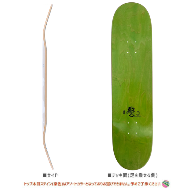 FROG SKATEBOARDS フロッグ スケートボード デッキ ROLE MODEL JESSE ALBA DECK 8.38インチ NO5_1