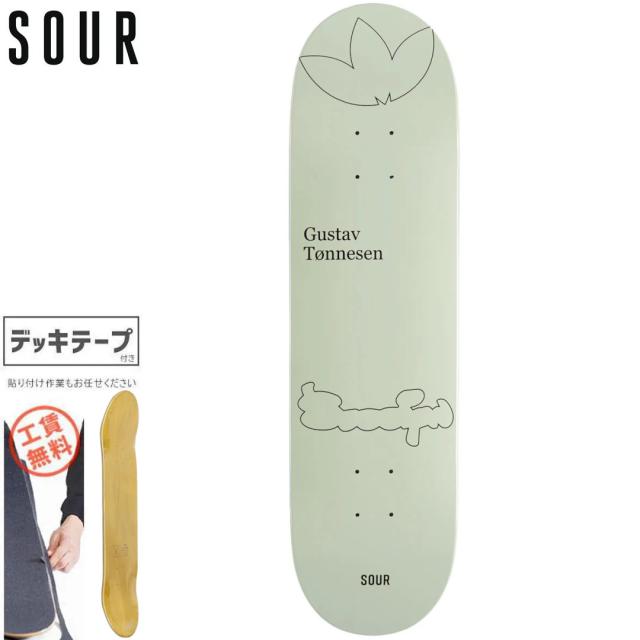 SOUR SOLUTION サワーソリューション スケートボード デッキ GUSTAV STICKERS DECK 8.25インチ NO13 SOUR SOLUTION サワーソリューション スケートボード デッキ GUSTAV