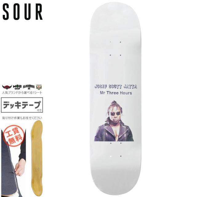 SOUR SOLUTION サワーソリューション スケートボード デッキ JOSEF MR. THREE HOUSE DECK 8.5インチ NO18