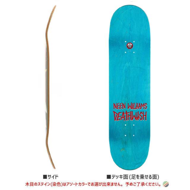 デスウィッシュ DEATH WISH スケートボード デッキ NEEN DEMON SLAYER DECK 8.25インチ NO165_1