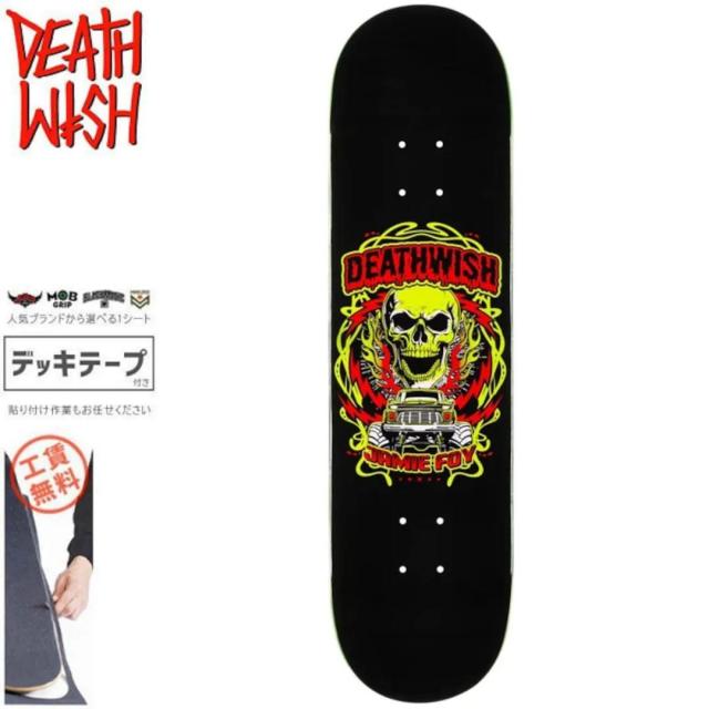 デスウィッシュ DEATH WISH スケートボード デッキ JAMIE FOY MASH THE THROTTLE DECK 8.125インチ NO178
