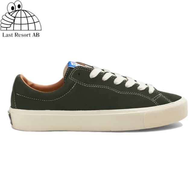 LAST RESORT AB ラストリゾート スケートボード シューズ VM003-LO-SUEDE オリーブ/ホワイト NO34
