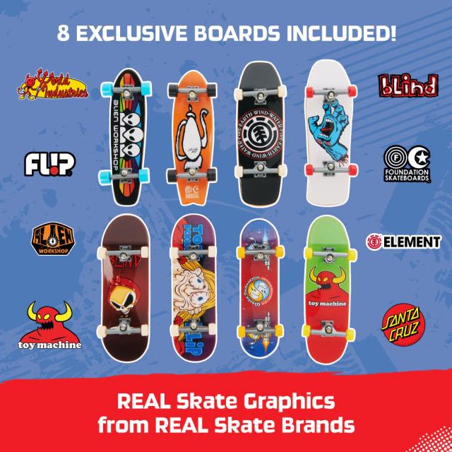 指スケ TECH DECK テック甲板 25TH ANNIVERSARY PACK 25周年アニバーサリーパック 8仕かける NO1