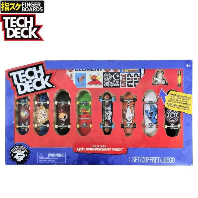 指スケ TECH DECK テック甲板 25TH ANNIVERSARY PACK 25周年アニバーサリーパック 8仕かける NO1