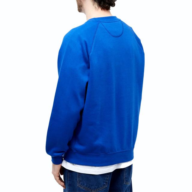 POLAR ポーラー スケボー 流汗 DEFAULT CREWNECK 青味 NO14