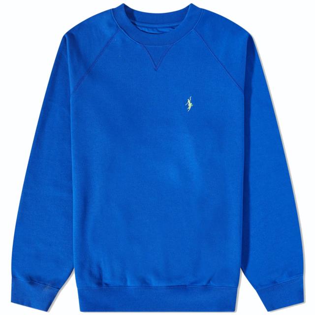 POLAR ポーラー スケボー スウェット DEFAULT CREWNECK ブルー NO14