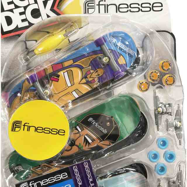 指スケ TECH DECK テックデッキ 4PACK PAQUET DE 4 SERIES 96mm FINESSE NO4｜au PAY マーケット