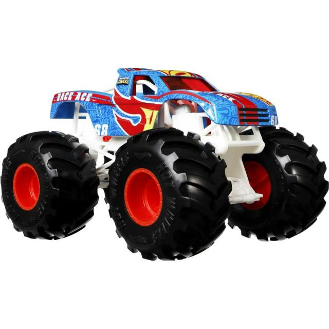 ホットウィール HOT WHEELS USAモデル MONSTER TRUCKS OVERSIZED RACE ACE モンスタートラック レースアース ビークル 1/24 メタル NO02_2