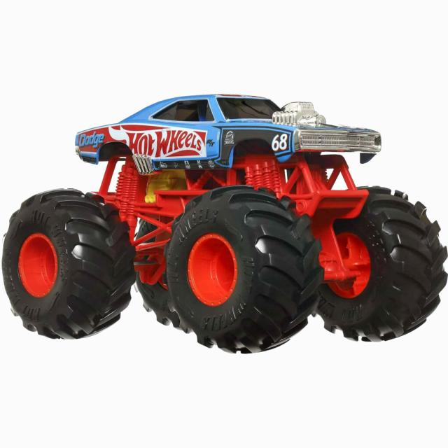 ホットウィール HOT WHEELS USAモデル MONSTER TRUCKS OVERSIZED 2023 DODGE R/T モンスタートラック ダッジR/T 1/24 メタル NO03_2