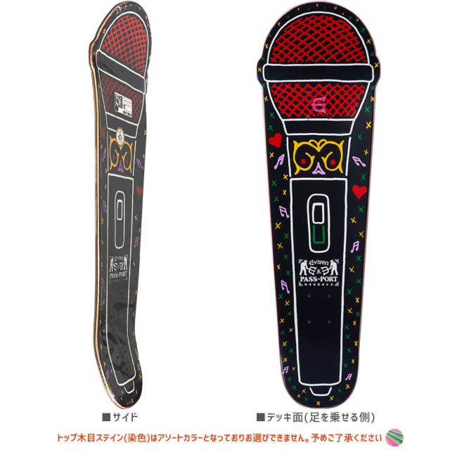 Evisen X Passport スケートボード デッキ 8.8