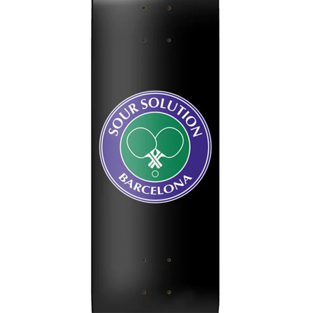 SOUR SOLUTION サワーソリューション スケートボード デッキ SOCIAL CLUB BLACK 8.125インチ NO3_1