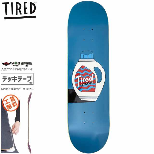 TIRED タイレッド スケートボード デッキ DETERGENT BOARD REGULAR 8.25インチ NO7