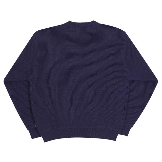 YARDSALE ヤードセール スケートボード ニット セーター RYDER KNIT ネイビー NO07_1
