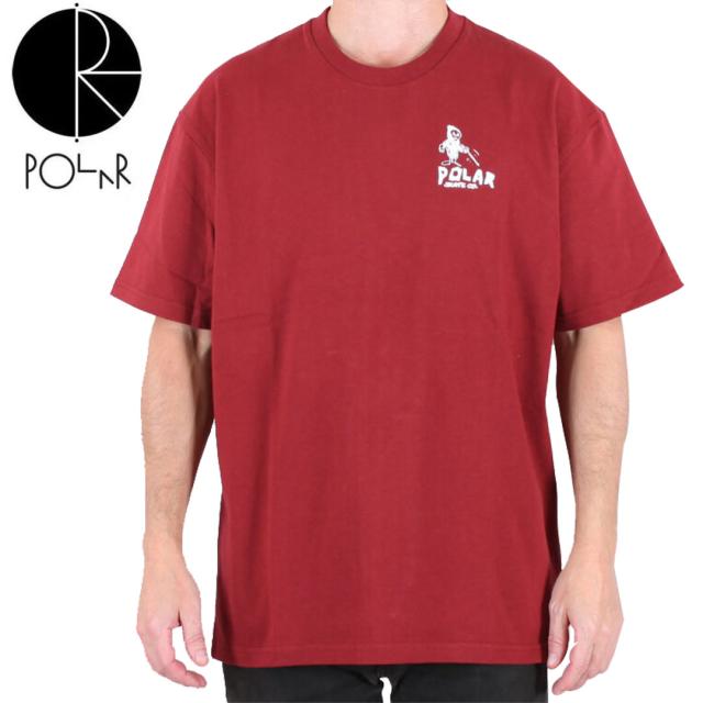 POLAR ポーラー スケボー Tシャツ REAPER TEE ワイン NO52の通販は 6,106円
