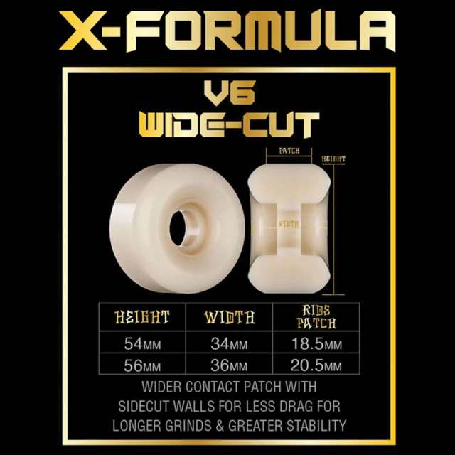 ボーンズ BONES スケボー ウィール X-FORMULA 99A V6 BLACK AND