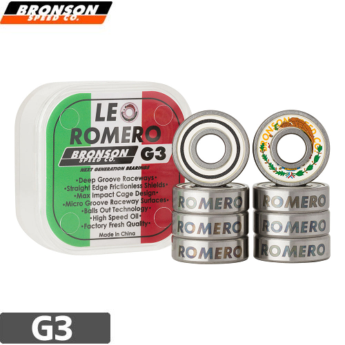 BRONSON ブロンソン スケボー ベアリング LEO ROMERO PRO G3 BEARING NO13の通販は 4,752円