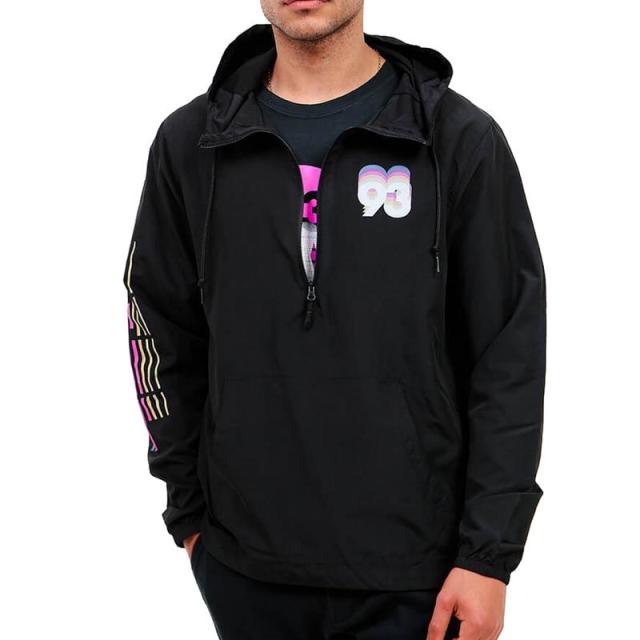 GIRL SKATEBOARD ガール スケートボード ジャケット FUTURE OG ANORAK WINDBREAKER JACKET ブラック NO3_1