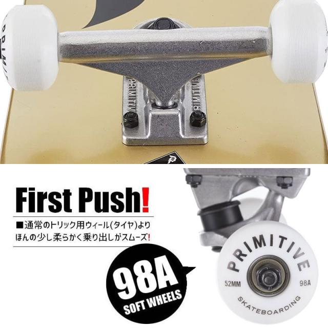 アウトレットプリミティブ PRIMITIVE スケートボード コンプリート DIRTY P SCORPION COMPLETE 98A 7.75インチ_1