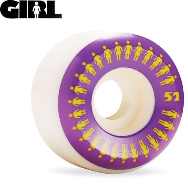 GIRL SKATEBOARD ガール スケートボード ウィール REPEATER WHEELS 99A 52mm NO52の通販は 5,663円