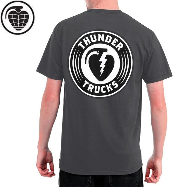 サンダー THUNDER TRUCKS スケボー Tシャツ CHARGED GRENADE TEE 