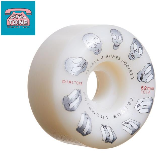 ダイアルトーン DIAL TONE WHEELS スケボー ウィール THOMPSON SKULL AND BONES CONICAL 101A 52mm NO16の通販は 5,445円