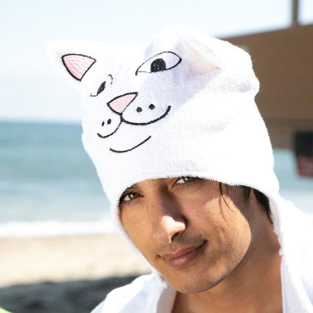 RIPNDIP リップンディップ ビーチタオル LORD NERMAL HOODED BATH TOWEL フード付き 110 x 190cm NO3_1