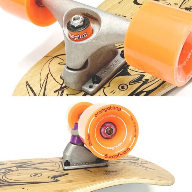 Carver × Loaded POKE サーフスケートボード LOADED BOARDS ローデッド サーフスケート ロングボード コンプリート