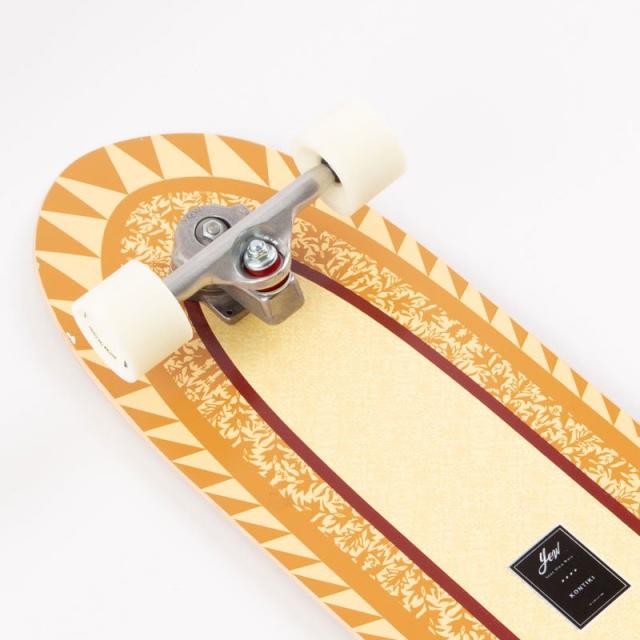 YOW サーフスケート ロングボード コンプリート KONTIKI 34インチ COMPLETE SURFSKATE ヤウ システム スラスタートラック仕様 NO8 YOW サーフスケート ロングボード コンプリート KONTIKI 34インチ