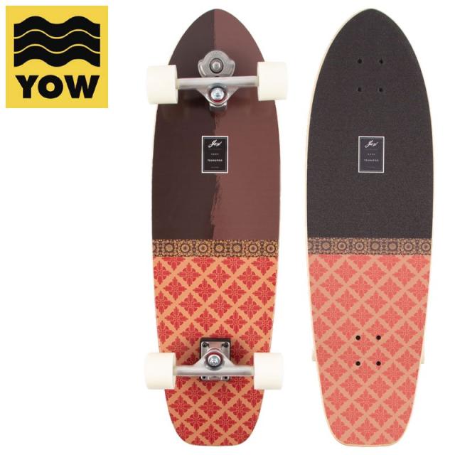 Yow サーフスケートボード TEAHUPOO ヤウ スケボー スケートボード コンプリート YOW 34インチ Teahupoo