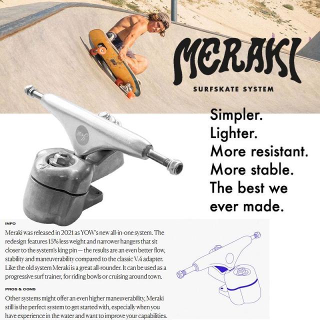 YOW サーフスケート ロングボード コンプリート TEAHUPOO 34インチ