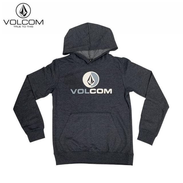 ボルコム VOLCOM キッズ パーカー TWO TONE LOGO HOODIE ユースサイズ ネイビー NO19