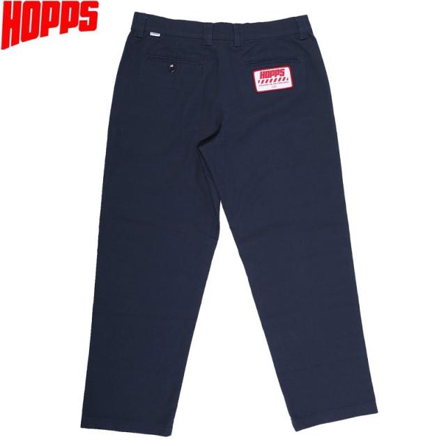 HOPPS ホップス スケボー ワーク パンツ HOPPS X LABOR WORK PANTS ツイルコットン ネイビー NO3